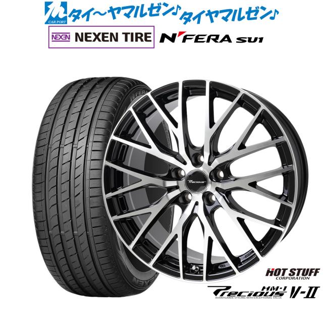 ホットスタッフ プレシャス HM-1 V-II 18インチ 7.0J NEXEN ネクセン N FERA SU1 215/40R18 サマータイヤ ホイール4本セット