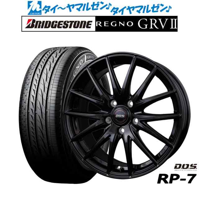 BADX DOS(DOS) RP-7 16インチ 6.5J ブリヂストン REGNO レグノ GRVII(GRV2) 215/60R16 サマータイヤ ホイール4本セット