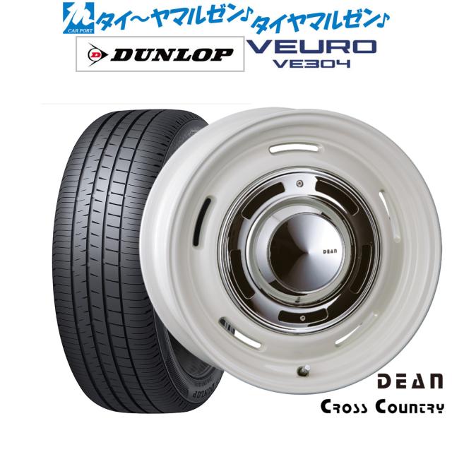 クリムソン ディーン クロスカントリー 16インチ 6.5J ダンロップ VEURO ビューロ VE304 215/65R16 サマータイヤ ホイール4本セットの通販は