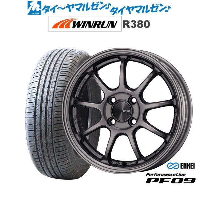 エンケイ PF09 16インチ 6.5J WINRUN ウインラン R380 205/60R16 サマータイヤ ホイール4本セット