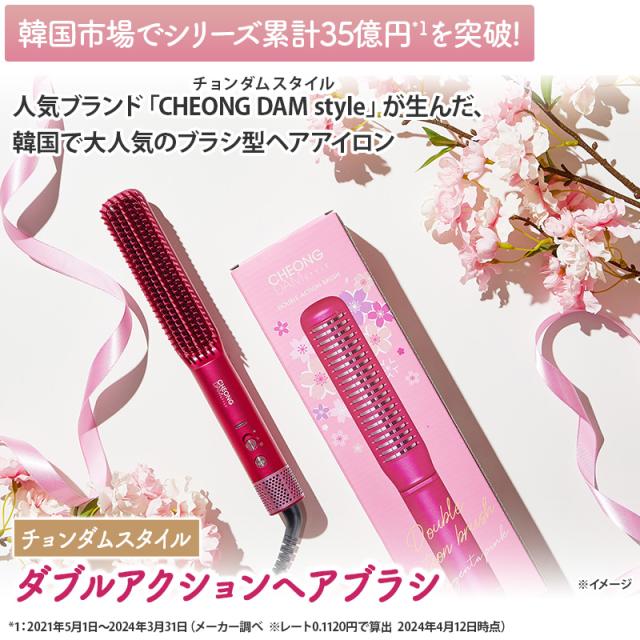 チョンダムスタイル ダブルアクションヘアブラシ 日テレポシュレ