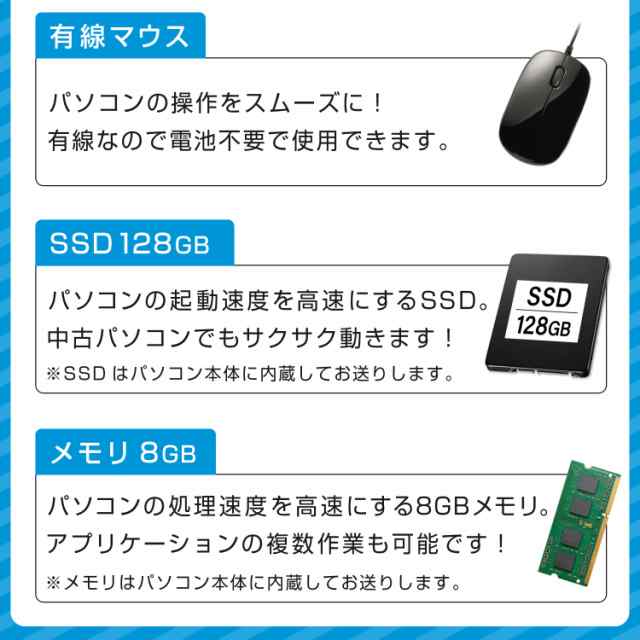 PC入門 充実のオールインワンセット 富士通 LIFEBOOK おまかせ 第4世代