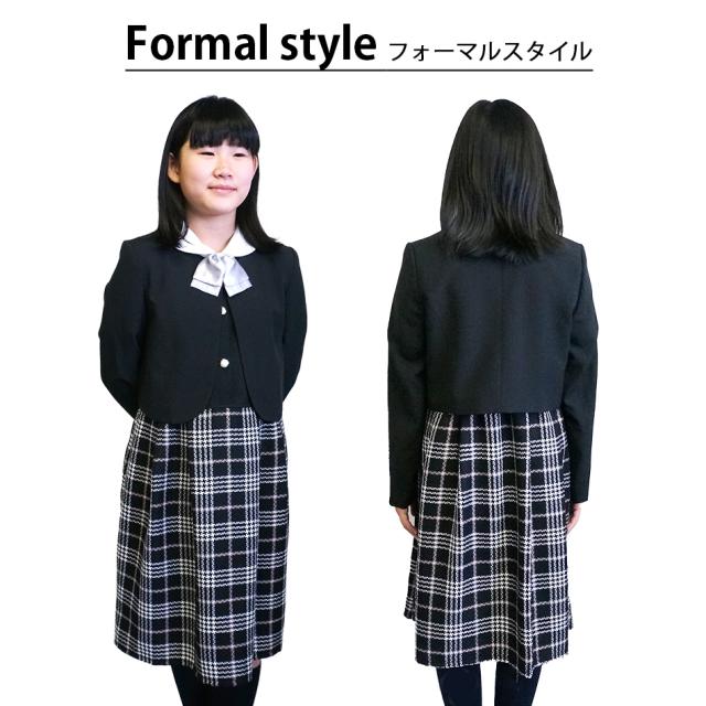 卒業式 スーツ 女の子 小学生 150 160 165 ボレロ ワンピース アンサンブル 3点セット ボレロ ワンピース リボン 卒服 フォーマルスーの通販はau Pay マーケット ごきげんめいと Au Pay マーケット店