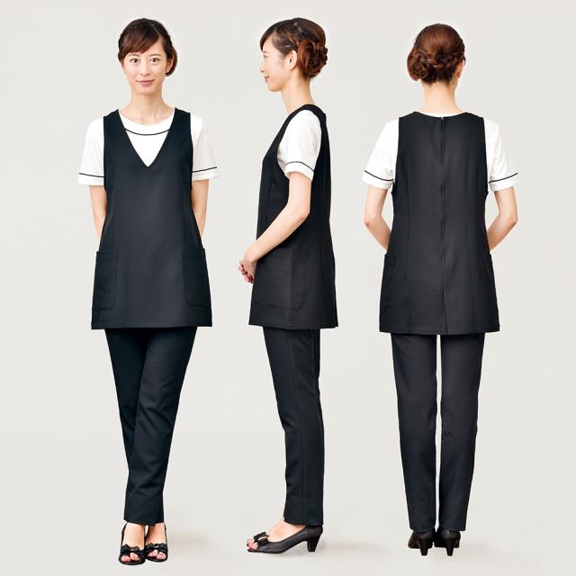 エステティック ジャンパースカート ブラック Esthetique エステサロン レディースクリニック 美容院 エステ ユニフォーム E 3116の通販はau Pay マーケット ユニフォームバンク
