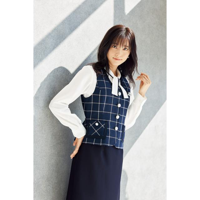 en joie アンジョア ベスト 5号〜15号 レディース ユニフォーム