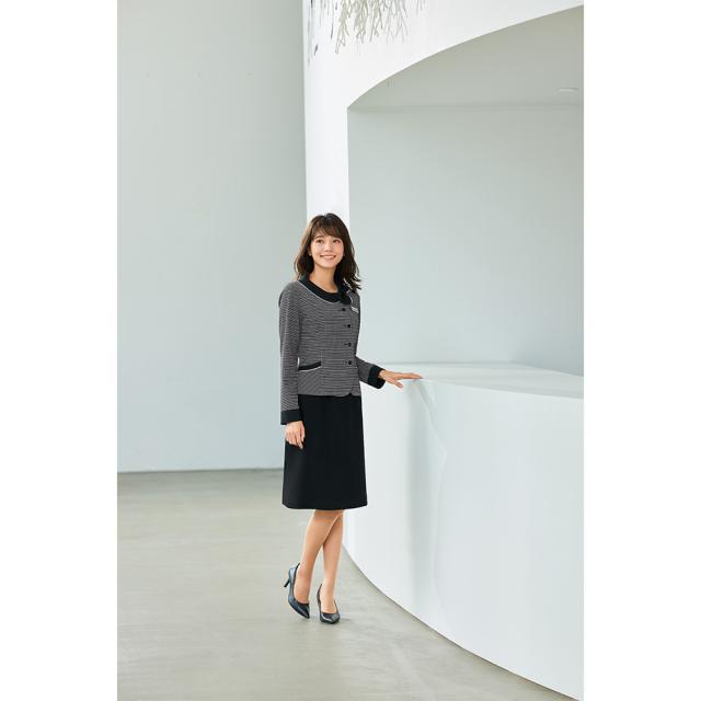 en joie アンジョア 長袖オーバーブラウス 5号〜15号 レディース