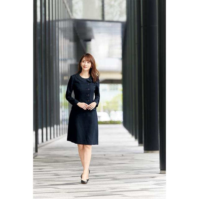 en joie アンジョア 長袖オーバーブラウス 17号 19号 レディース