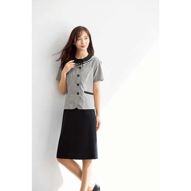 おもてなし 制服 事務服 en joie アンジョア Aラインスカート