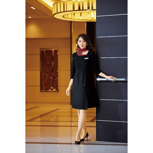 美品 アンジョア　en joie 事務服　ワンピース　11号 5161755-1.jpg