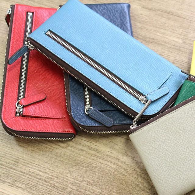 財布 L字 ラウンド 長財布 返品不可商品 レザー 男女兼用 レディース