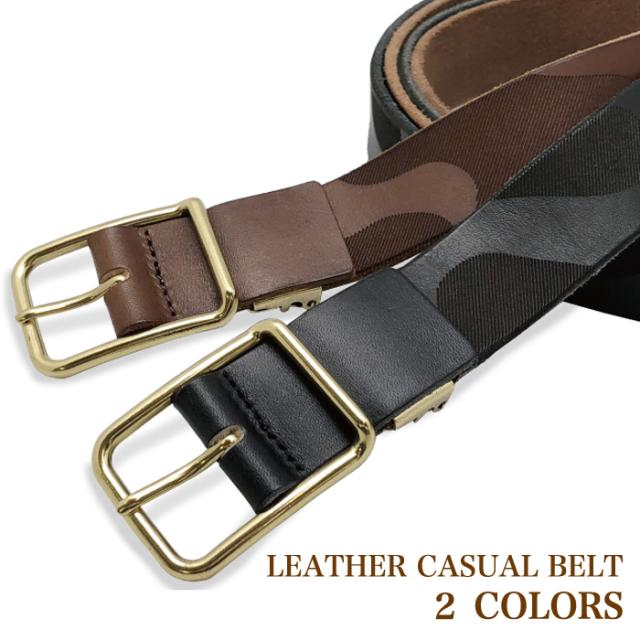 ファルシオ ビンテージ レーザー彫刻 迷彩柄ベルト メンズ ユニセックス ブラック ブラウン 本革 牛革 sb 宅配のみの通販は 4,869円