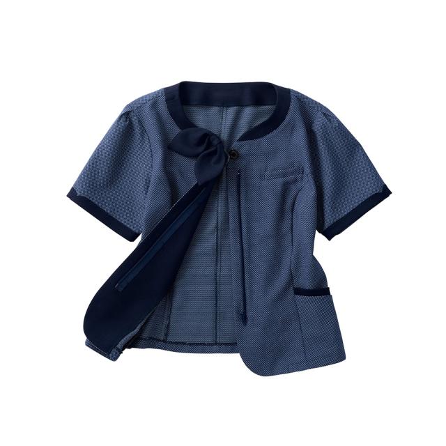 FOLK nuovo フォーク ヌーヴォ  5号〜19号 オーバーブラウス(リボン付き) 通常サイズ ５号〜19号 レディース 事務服 ビジネスカジュアル fb71381 宅配のみ FOLK nuovo フォーク ヌーヴォ 5号〜19号 オーバーブラウス(リボン付き