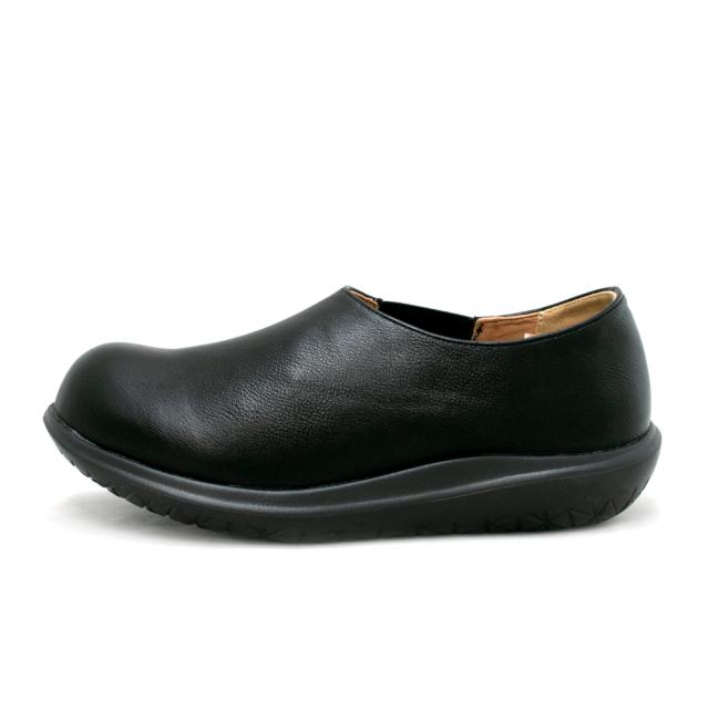 5E 靴 レディース 幅広 スニーカー スリッポン フラットシューズ 立体