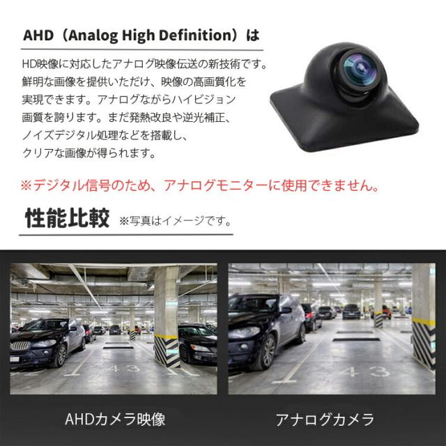AHD信号対応録画機能付き 7インチAHDモニター+ADHカメラ（正像/鏡像切替可）2個+5m延長ケーブル2本 UFOAHDDVRSET2_9
