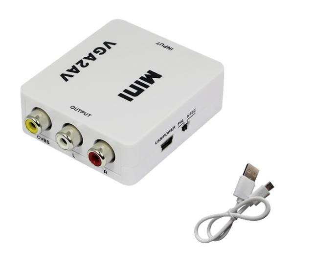 Vga Av コンポジット 変換アダプタ Rca Vga2avの通販はau Pay マーケット ほっとモール