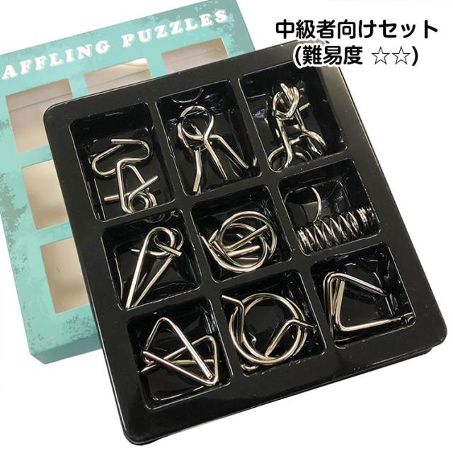 知恵の輪☆12点セット☆即購入可☆ 知恵の輪9点セット 初級者/中級者/上級者/上上級者/超上級者向け