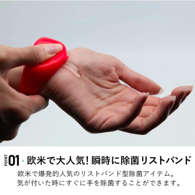 クーポンあり 英語パッケージ 送料込み 携帯用 除菌リストバンド Squeezyband Large Adults サイズ 沖縄 離島配送不可 の通販はau Pay マーケット Timeline Store
