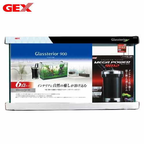 GEX　グラステリア900　6点セット［取寄せ商品］ 【大型送料要】【水槽セット】【飼育セット】　  【水槽/熱帯魚/観賞魚/飼育/セット水槽/オブジェ】【生体】【通販/販売】【アクアリウム/あくありうむ】 の通販は 25,000円