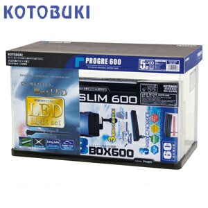 コトブキ　 プログレ600 5点 LED W 600 × D 300 × H 360 【水槽セット】【飼育セット】　  【水槽/熱帯魚/観賞魚/飼育/セット水槽/オブジェ】【生体】【通販/販売】【アクアリウム/あくありうむ】