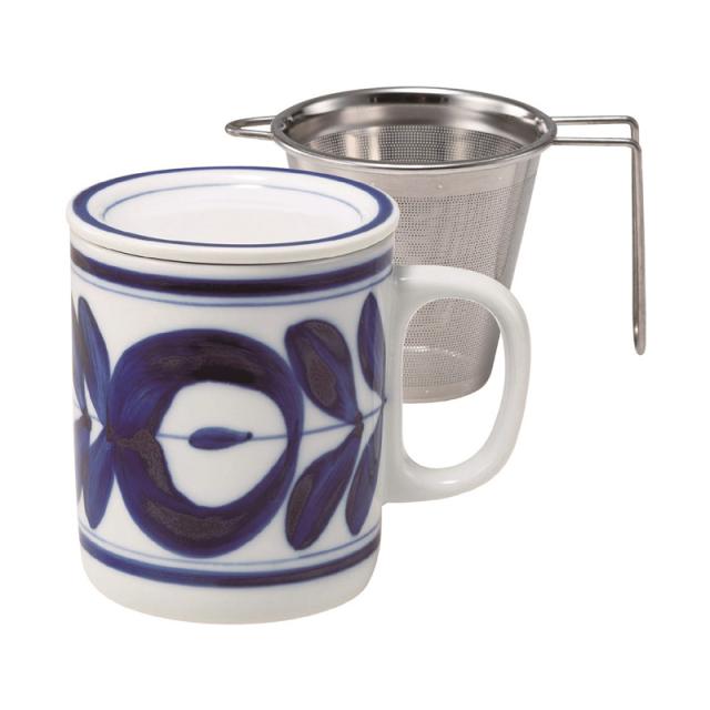 波佐見焼 マグカップ カップ 蓋付き 茶こし付き 和食器 陶器 おしゃれ かわいい 和モダン 人気 スーパーステンレスの通販はau Pay マーケット ウッドギャラリー樹