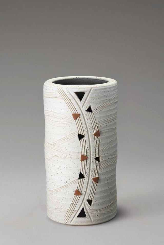 傘立て 陶器 信楽焼 トライアングル傘立（S）アンブレラスタンド 和風の通販は