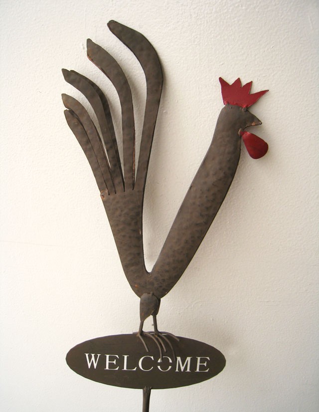 ガーデンピック アンティーク風 アイアン おしゃれ ニワトリ 鶏 Fowlの通販はau Pay マーケット ウッドギャラリー樹