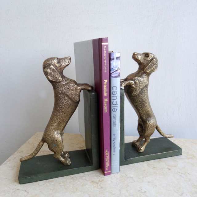 希少品！50s〜アメリカアンティーク 犬のBOOKEND 書斎USAヴィンテージ ...