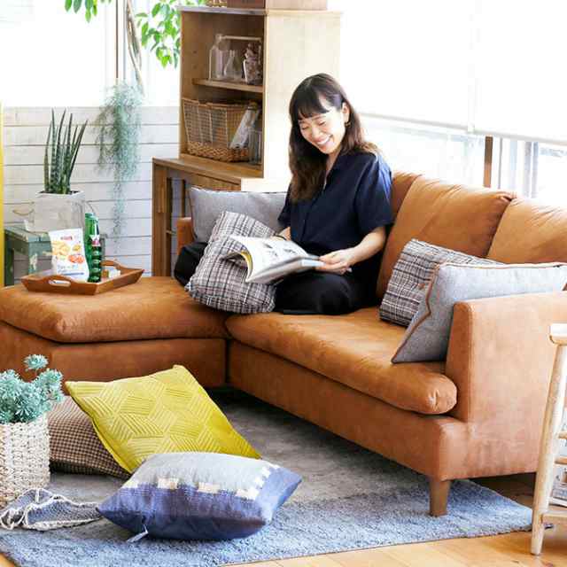 カウチソファ カウチソファー ソファー ソファ 3人掛け 3P sofa ファブリック 木脚 カウチソファ 北欧 シンプル おしゃれ  クッション付の通販はau PAY マーケット - ウッドギャラリー樹 | au PAY マーケット－通販サイト