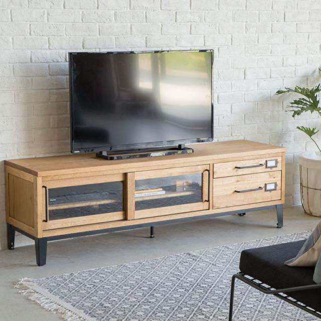 テレビ台  TV台 TVボード ローボード テレビボード ナラ無垢 コンパクト 収納 おしゃれ  北欧 モード 幅160の通販は