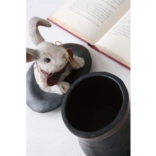 アリス ラビットケース アンティーク調 うさぎ ウサギ ラビット rabbit 兎 収納 小物入れ うさぎ型小物入れの通販は 5,320円