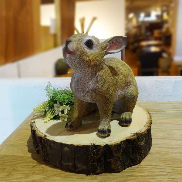 うさぎ ウサギ 兎 ラビット Rabbit インテリア 置物 動物雑貨 可愛い