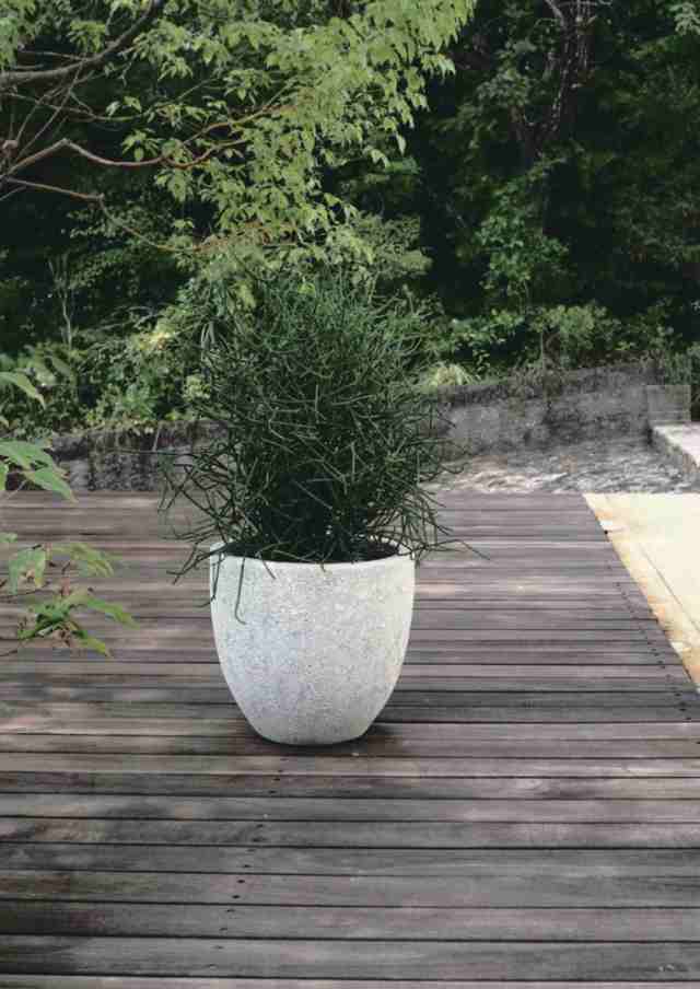 軽量プランター プランター 植木鉢 底穴あり ホワイト 幅55cm ...