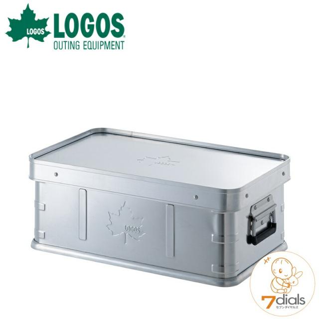 LOGOS/ロゴス LOGOS スタックコンテナ・20(蓋付)アルミ製コンテナボックス 蓋つきでテーブルにもなる 耐荷重約110kg 頑丈 スタッキング可の通販は