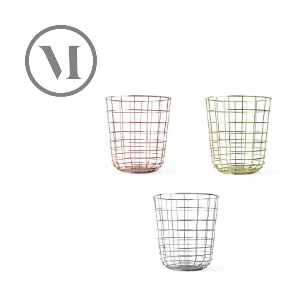 【送料無料】menu/メニュ ワイヤービン wire bin ブラス/クロム/コッパー シンプルデザインでどのインテリアシーンにもさりげなく馴染むワイヤービン 北欧ならではのデザインと色合いがおしゃれです_2