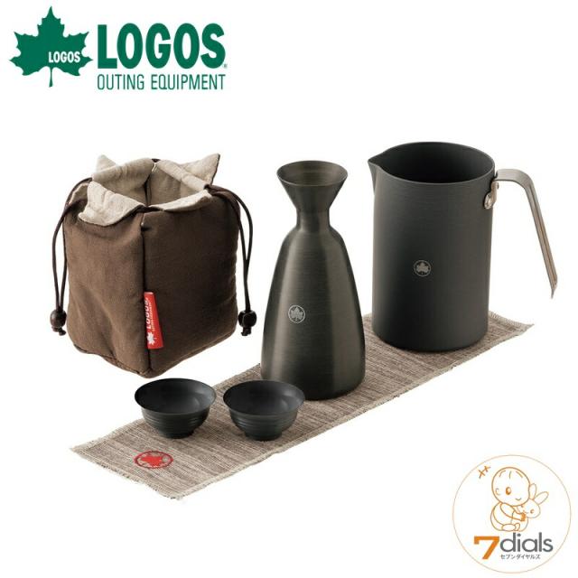 LOGOS/ロゴス 携帯・アウトドア熱燗セット 割れない素材を使ったアウトドアにぴったりな2人用の熱燗セット 燗ポットをちろりとして使ったり、燗ポットに徳利をセットしてグリルで温めたりして、熱燗を楽しむことができます【2021】【送料無料】