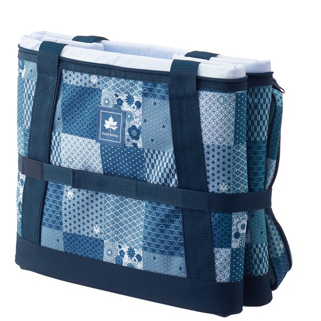 LOGOS/ロゴス氷点下パック抗菌・デザインクーラーXL 37 ブルーストライプ37リットル 37L ソフトクーラーバッグ クーラーボックス 保冷バッグ【送料無料】