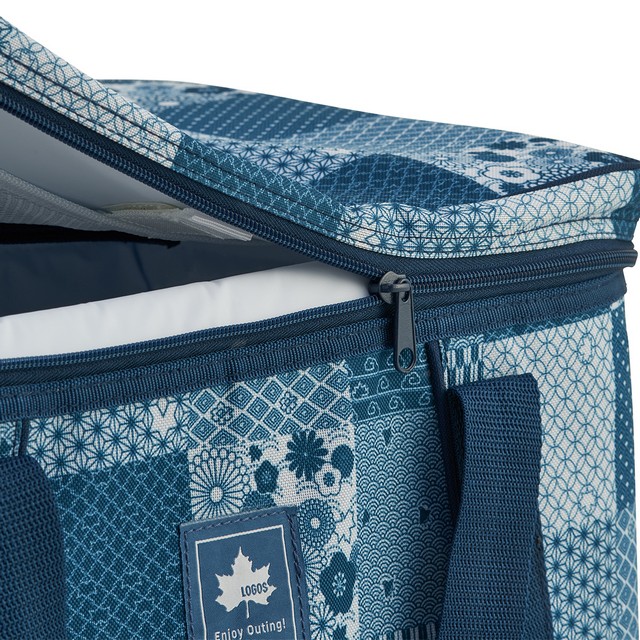 LOGOS/ロゴス氷点下パック抗菌・デザインクーラーXL 37 ブルーストライプ37リットル 37L ソフトクーラーバッグ クーラーボックス 保冷バッグ【送料無料】