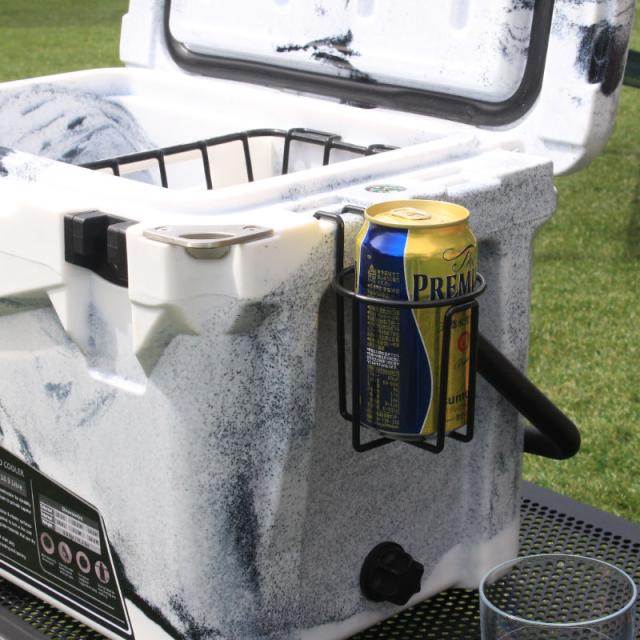 Deelight/ディーライト クーラーボックス20QT Iceland Cooler Box  アイスランドクーラーボックス 容量18.9リットル 最長で5日間も氷が持つ驚異の保冷力 まな板仕切りやワイヤーバスケット、ドリンクホルダー 方位磁石 栓抜き搭載_4