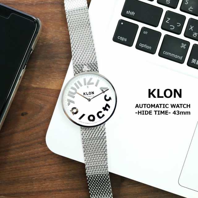 KLON/クローン AUTOMATIC WATCH -HIDE TIME- 43mm 機械式腕時計 自動