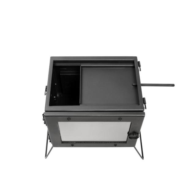 ＼2大特典／ Mt.SUMI 薪ストーブ MICRO2 マウントスミ マイクロ2 小型薪ストーブ コンパクト薪ストーブ BBQや焚火台としても使用できる3WAY仕様の万能薪ストーブ 二次燃焼で綺麗に燃える 炎を美しく操る新機能搭載 軽量でソロキャンプにも最適_8
