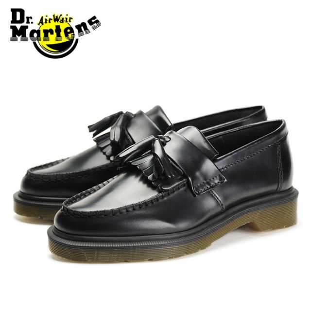 dr martens adrian tassel loafer in black