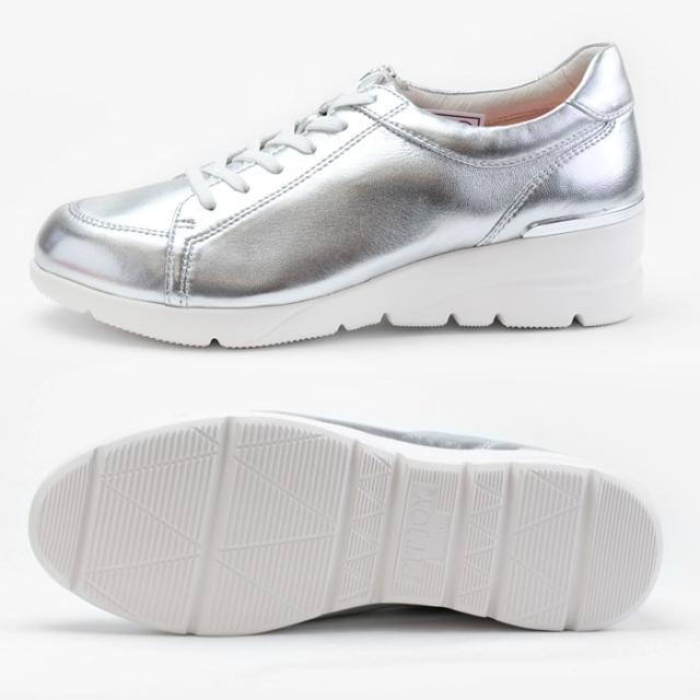 フィットジョイ Fitjoy Fj 033 シルバー メタリック 銀 スニーカー レディース ウォーキングシューズ 軽量 レザーシューズ シープスキンの通販はau Pay マーケット 激安セール開催中 靴のアポロプラス