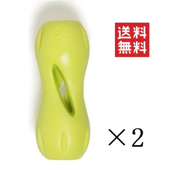 クーポン配布中!! West Paw Zogoflex ゾゴフレックス クイズルＳ グリーン×2個セット まとめ買い 犬 おもちゃ ゴムの通販は