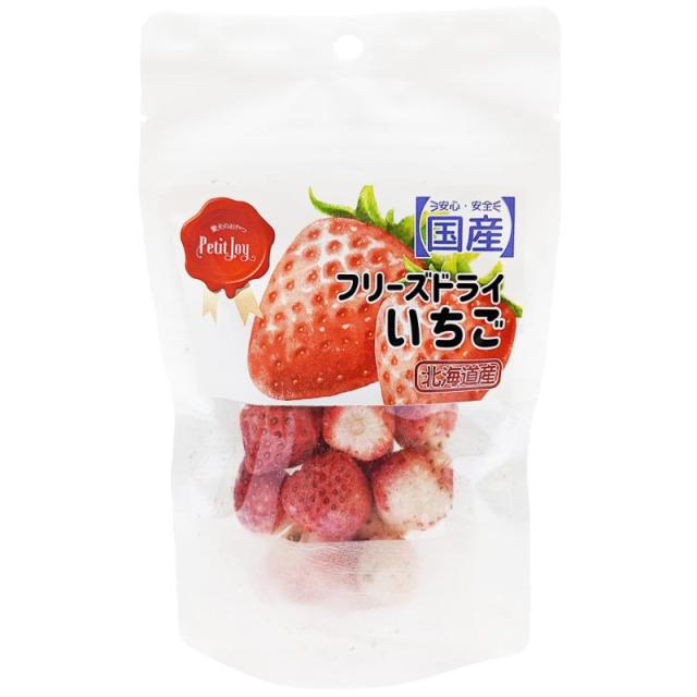 【48個セット】エースプロダクツ ＰｅｔｉｔＪｏｙフリーズドライいちご６ｇ