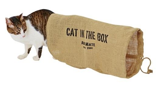クーポン配布中!! クーポン配布中!! ペティオ Petio アドメイト cat in the box 麻通り抜けトンネル M×3個セット まとめ買い 猫 おもちゃ ペット おもちゃ