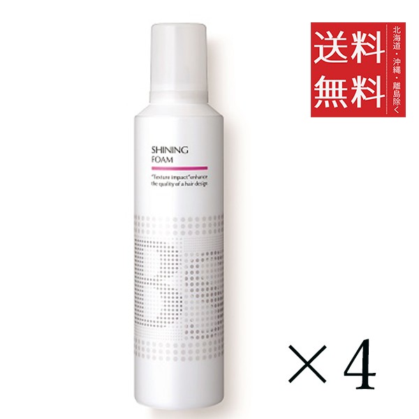 クーポン配布中!! アリミノ BSスタイリング シャイニング フォーム 230g×4個セット まとめ買い スタイリング 美容院 サロン ヘアケア 送料無料
