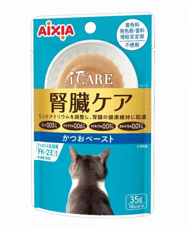 【96個セット】アイシア i CARE 腎臓ケアかつおペースト35g