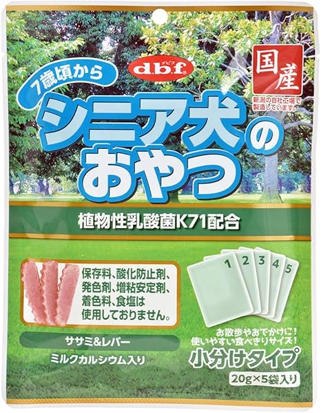 【48個セット】デビフシニア犬のおやつ植物性乳酸菌Ｋ７１配合100g(20g×5)