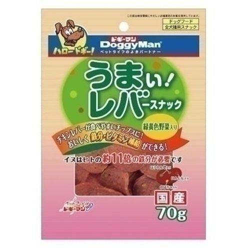 【72個セット】 ドギーマンハヤシ ドギーマンうまい!レバースナック緑黄色野菜入り70g