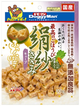 【48個セット】 ドギーマンハヤシ ドギーマン絹紗キューブ野菜入り100g